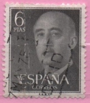 Stamps Spain -  General Franco