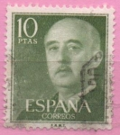 Stamps Spain -  General Franco