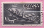 Stamps Spain -  Super constelacion y nao Santa Maria