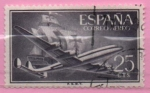 Stamps Spain -  Super constelacion y nao Santa Maria