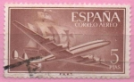 Stamps Spain -  Super constelacion y nao Santa Maria