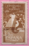 Stamps Spain -  I centenario dl Telegrafo