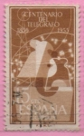 Stamps Spain -  I centenario dl Telegrafo