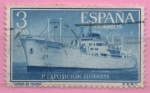 Stamps Spain -  Exposicion flotante en el Buque 