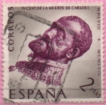 Stamps Spain -  Escultura d´Leoni