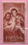 Stamps Spain -  Navidad (Sagrada familia)