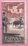 Stamps Spain -  Toros en el Pueblo