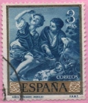 Stamps Spain -  Niños comiendo melon