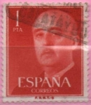 Stamps Spain -  General Franco