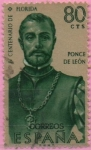 Stamps Spain -  Ponce d´Leon