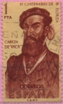 Stamps Spain -  Cabeza d´ Vaca