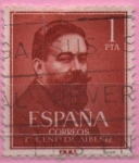 Stamps Spain -  I Centenario dl nacimiento d´Issac Albeniz