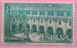 Stamps Spain -  Real Monasterio d´Somos(Claustro)