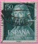 Stamps Spain -  II centenario dl nacimiento dl Leandro Fernandez d´Moratin