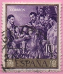 Stamps Spain -  Martirio d´San Mauricio