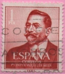 Stamps Spain -  I centenario dl nacimiento d´Juan Vazquez d´Mella