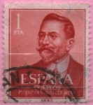 Stamps Spain -  I centenario dl nacimiento d´Juan Vazquez d´Mella