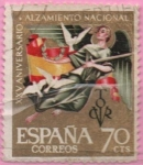 Stamps Spain -  XXV aniversario dl Alzamiento Nacional 