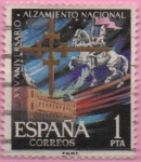 Stamps Spain -  XXV aniversario dl Alzamiento Nacional 