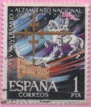 Stamps Spain -  XXV aniversario dl Alzamiento Nacional 