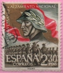 Stamps Spain -  XXV aniversario dl Alzamiento Nacional 