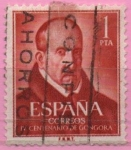 Stamps Spain -  IV centenario dl nacimiento d´Luis dl Gongora y Argote