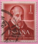 Stamps Spain -  IV centenario dl nacimiento d´Luis dl Gongora y Argote