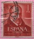 Stamps Spain -  IV centenario dl nacimiento d´Luis dl Gongora y Argote