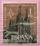 Stamps Spain -  XXV aniversario d´l´exaltacion dl General Franco a la Jefarura dl Estado