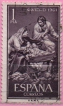 Stamps Spain -  Navidad (Sagrada familia)