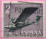 Stamps Spain -  L aniversario d´l´Aviacion Española 