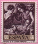 Stamps Spain -  Entierro d´Santa Catalina