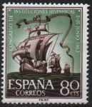 Stamps Spain -  Congreso d´Intituciones Hispanicas 