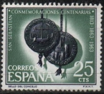 Stamps Spain -  Conmemoraciones centenarias d´San Sebastian 