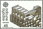 Stamps Spain -  2905 - Europa -Artes modernas - Arquitectura - Museo Nacional de Arte Romano de Mérida (Badajoz)