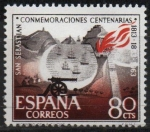 Sellos de Europa - Espaa -  Conmemoraciones centenarias d´San Sebastian 