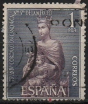 Stamps Spain -  LXXV aniversario d´l´coronacion d´Ntra. Sra, d´l´Merced 