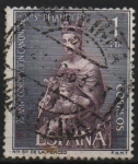 Stamps Spain -  LXXV aniversario d´l´coronacion d´Ntra. Sra, d´l´Merced 