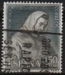 Stamps Spain -  LXXV aniversario d´l´coronacion d´Ntra. Sra, d´l´Merced 