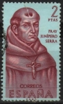 Stamps Spain -  Fray Junipero Serra