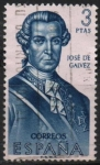 Stamps Spain -  Jose d´Galvez