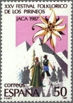 Stamps Spain -  2910 - XXV Festival Folklórico de los Pirineos