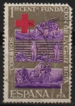 Stamps Spain -  Centenario de la cruz Roja Internacional