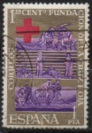 Stamps Spain -  Centenario de la cruz Roja Internacional