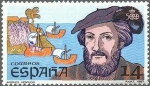 Stamps Spain -  2919 - V Centenario del Descubrimiento de América - Américo Vespucio