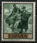 Stamps Spain -  Tipos Manchegos