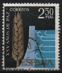 Stamps Spain -  XXV años d´Paz Española 