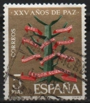 Stamps Spain -  XXV años d´Paz Española 