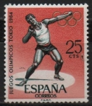 Stamps Spain -  Juegos Olimpicos dl Innsbruck y Tokio 