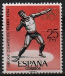 Stamps Spain -  Juegos Olimpicos dl Innsbruck y Tokio 